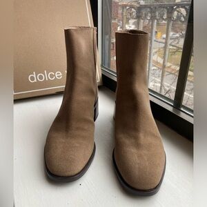 Dolce Vita Brown Suede Ankle Boots